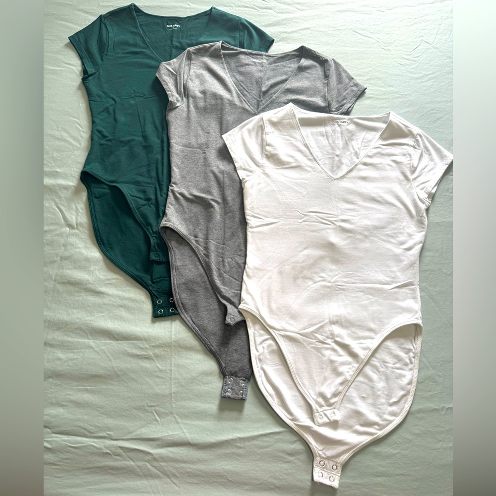Set of 3 Short Sleeve Old Navy Bodysuits - Pack of 3
